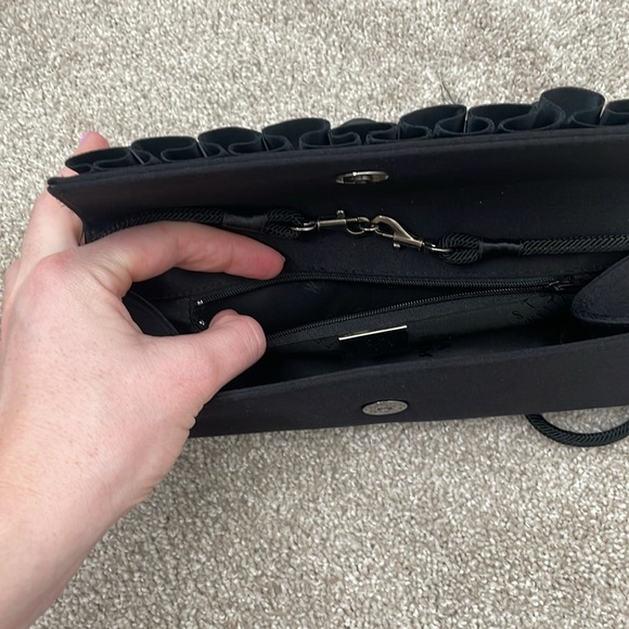 Stuart Weitzman Black Clutch - Picture 6 of 9